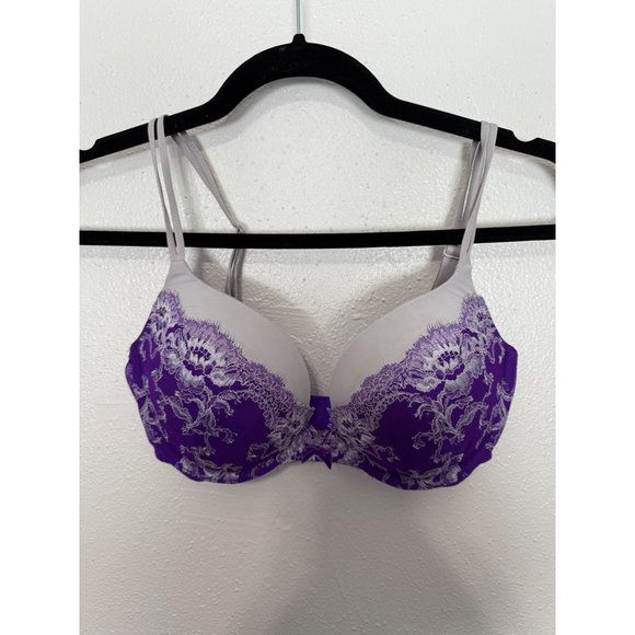 Victoria's Secret Other - Victoria's Secret Very Sexy Plunge Bra Purple with Lace Womans 34C